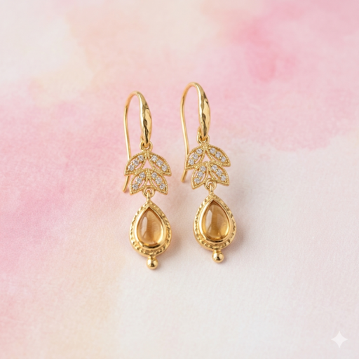 Golden Earrings Set